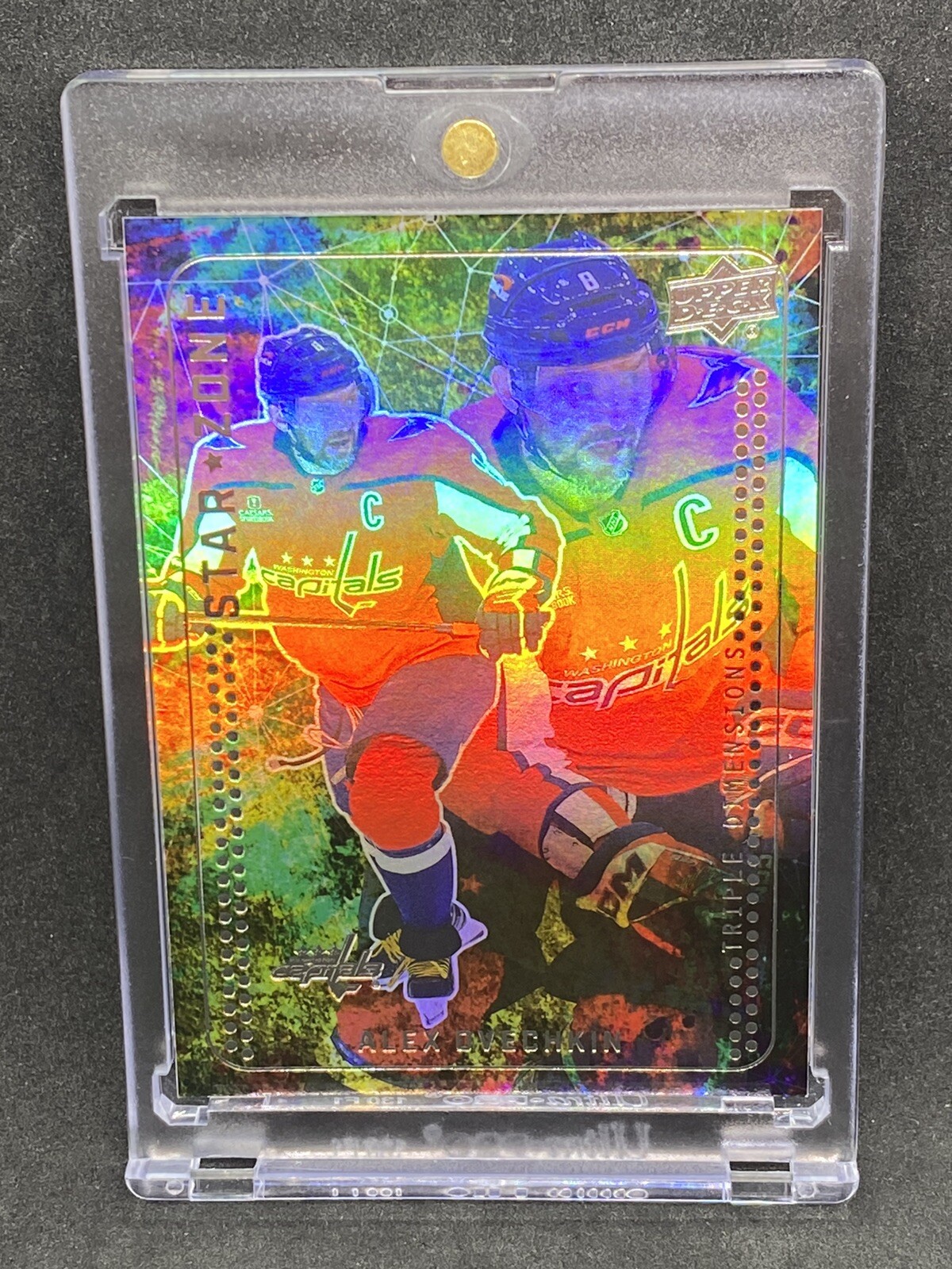 Alex Ovechkin   HOLO FOIL  REFRACTOR   CARD  CAPITALS MINT
