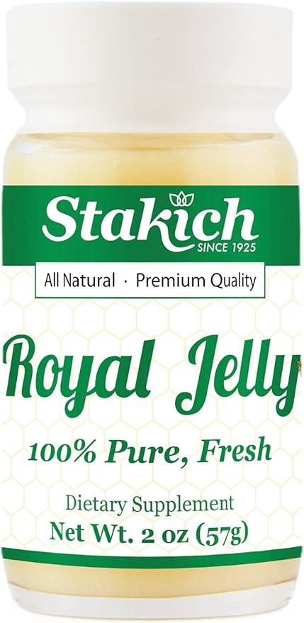 Organic Pure Royal Jelly Boosts Immunity & Energy Levels (2oz)