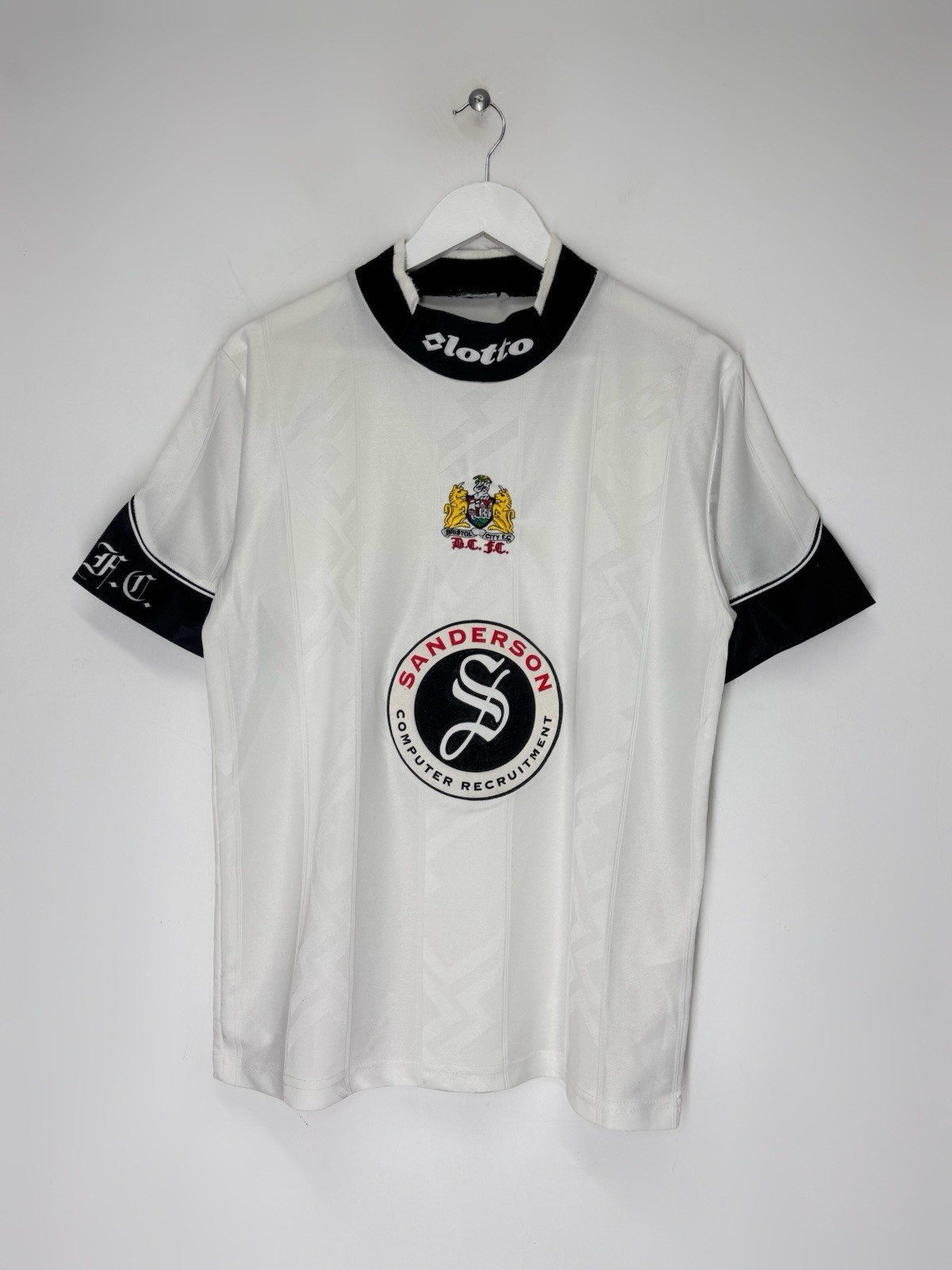 Lotto Bristol City FC 1997 1998 Away Soccer Jersey Football Shirt Size Medium