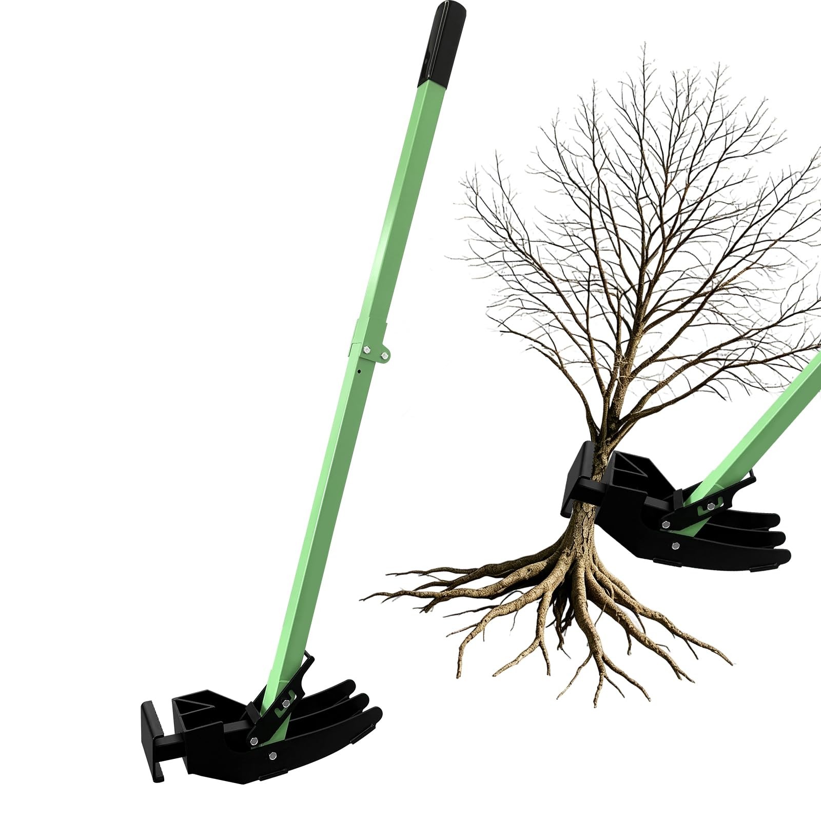 Heavy-Duty Sapling Tree Root Puller Tool for 1/4\