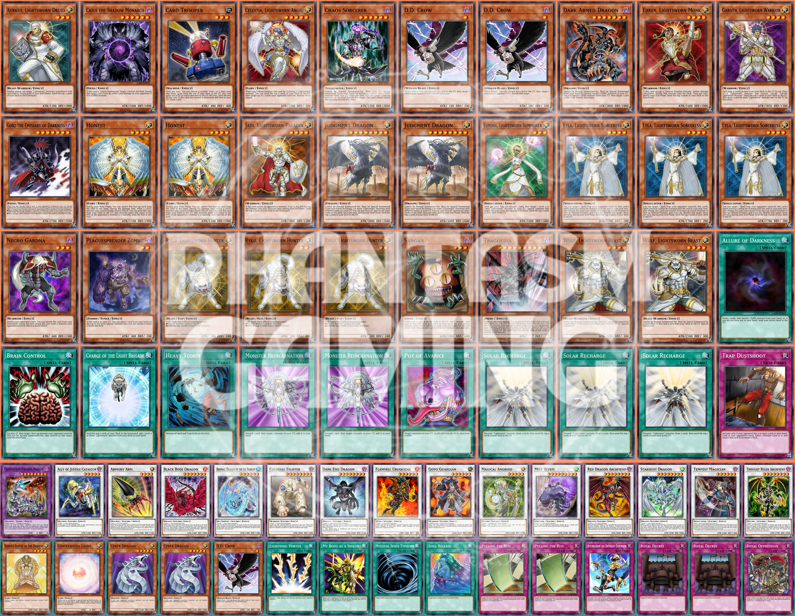Twilight Edison Deck Judgment Dragon Dark End Royal Decree Yugioh