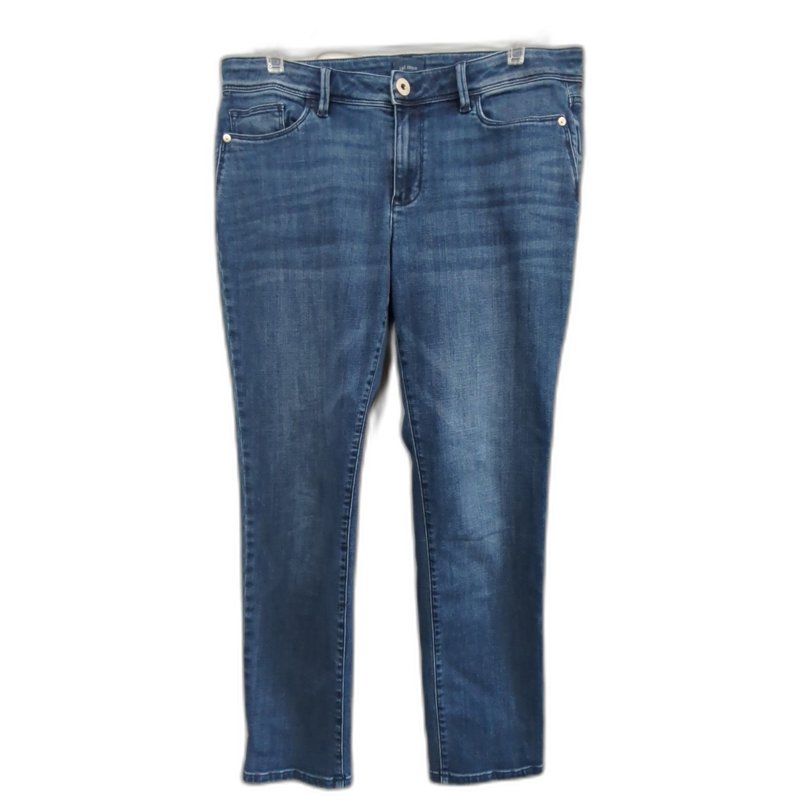 J Jill Denim Jeans Womens Size 8 Authentic Fit Slim Ankle