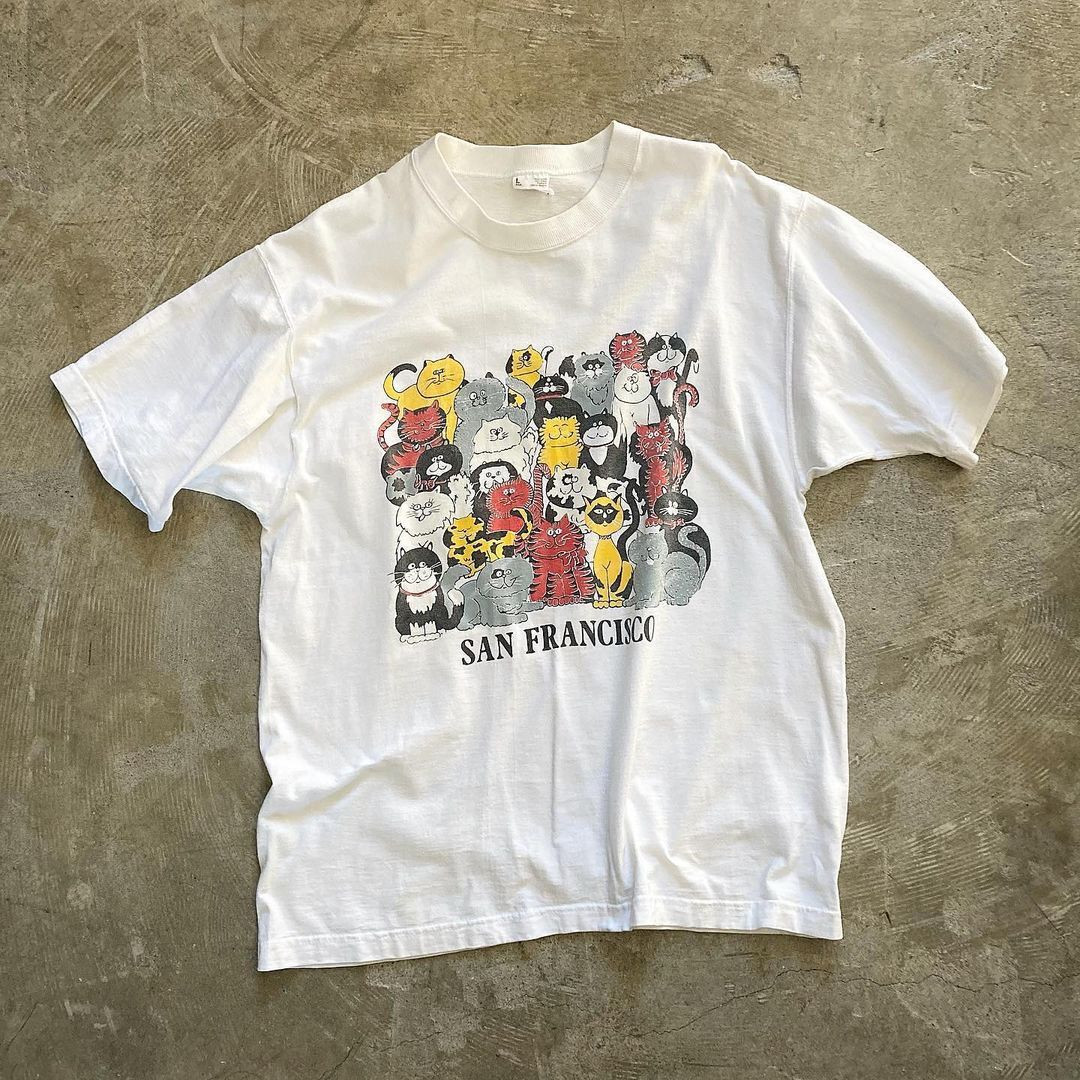 San Francisco Short Sleeve Gift For Fan White T- Shirt Full Size S-5XL