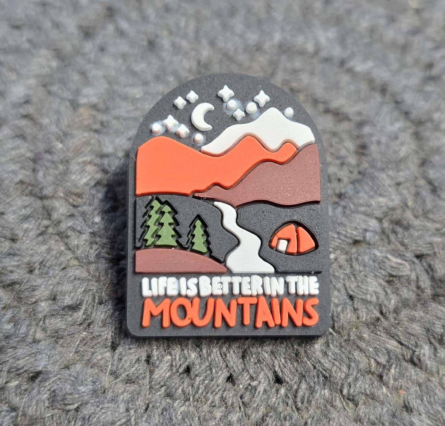 Life is Better in the Mountains Pin Life is Better in the Mountains Pin