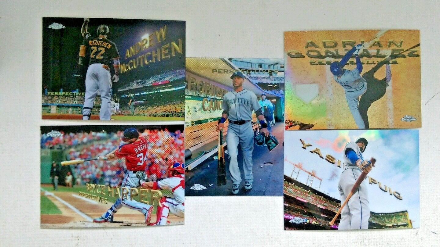 2016 TOPPS CHROME PERSPECTIVES INSERT REFRACTOR COMPLETE YOUR SET 