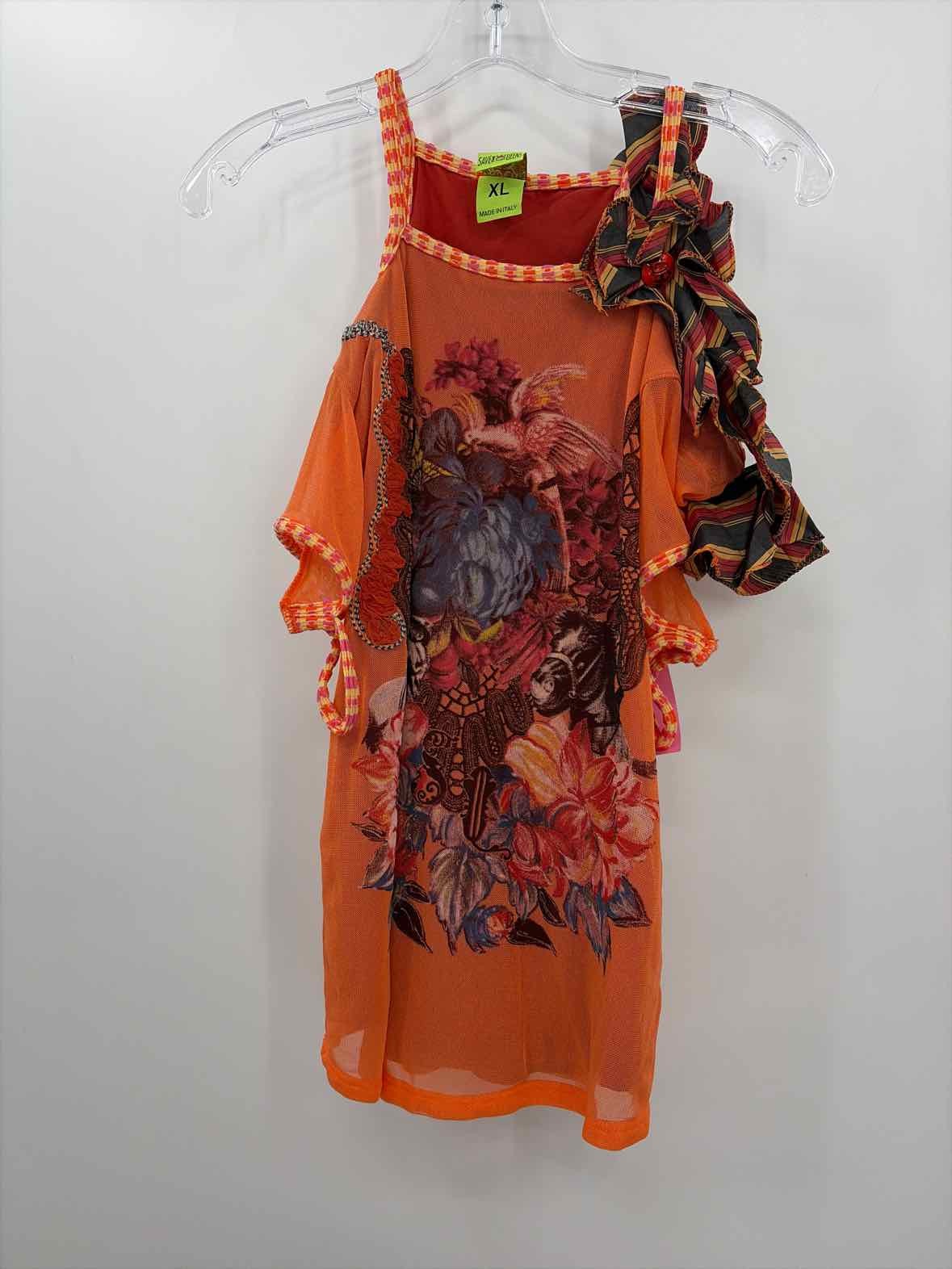 Save The Queen Orange Size XL T-shirt
