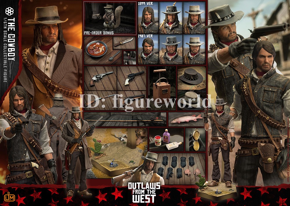 Pre-order LimToys LIM011 1/6 Red Outlaw Dead Redemption John Marston Figure