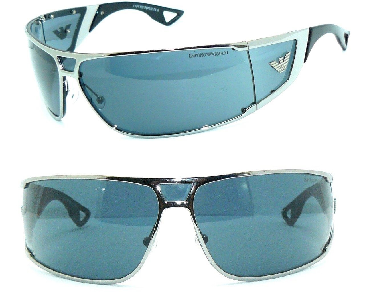 ARMANI SUNGLASSES SILVER BLUE 9443 EYEGLASSES 9571 SHIELD 9423 EAGLE EA7 BONO U2
