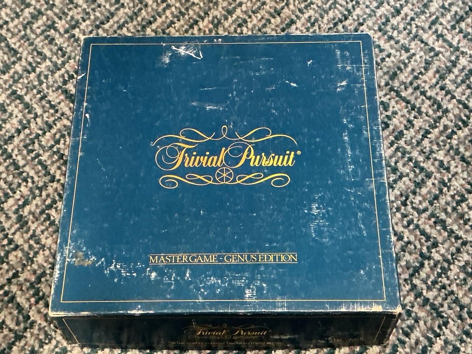 Vintage Trivial Pursuit Master Game Genus Edition Complete Original Box