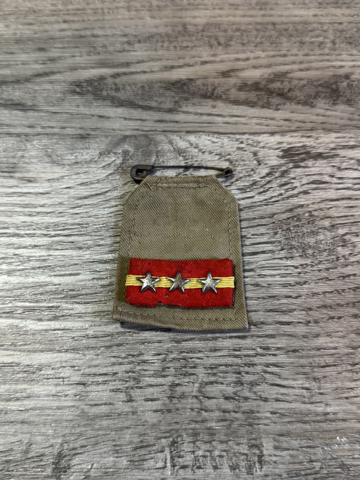 WW2 Japanese Army Sergeant Major Pocket Tab Rank Insignia (Read Description) WW2 Japanese Army Sergeant Major Pocket Tab Rank Insignia (Read Description)