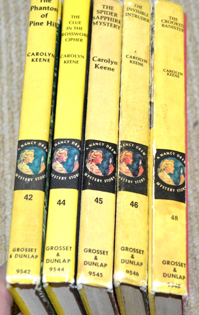 VTG NANCY DREW BOOKS LOT 5 MATTE 1960s #S 42-48 (NO 43, 47) MYSTERY YOUNG ADULT VTG NANCY DREW BOOKS LOT 5 MATTE 1960s #S 42-48 (NO 43, 47) MYSTERY YOUNG ADULT