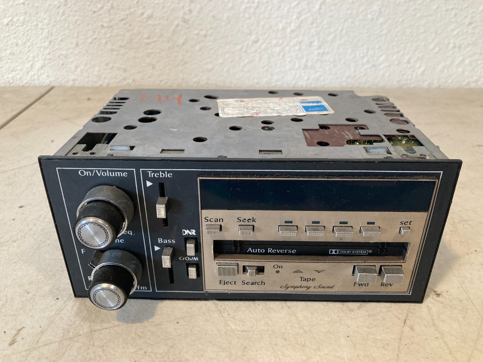 Vintage Cadillac GM Delco Symphony Sound AM FM Auto Reverse Cassette Radio OEM Vintage Cadillac GM Delco Symphony Sound AM FM Auto Reverse Cassette Radio OEM
