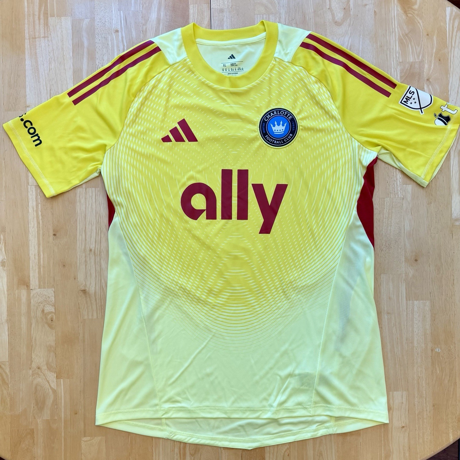 Kristijan Kahlina Charlotte FC Match Worn Match Worn Autographed Jersey 2025 MLS