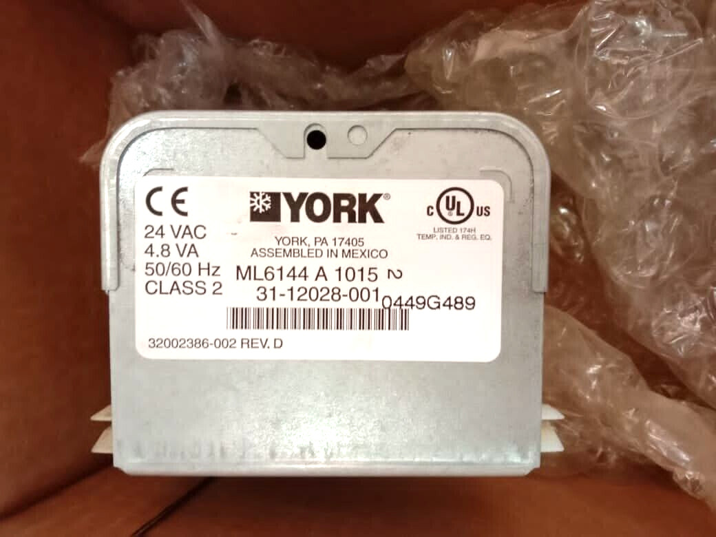 YORK ML6144A1015 Manufactured by YORK YORK GENUINE PARTS