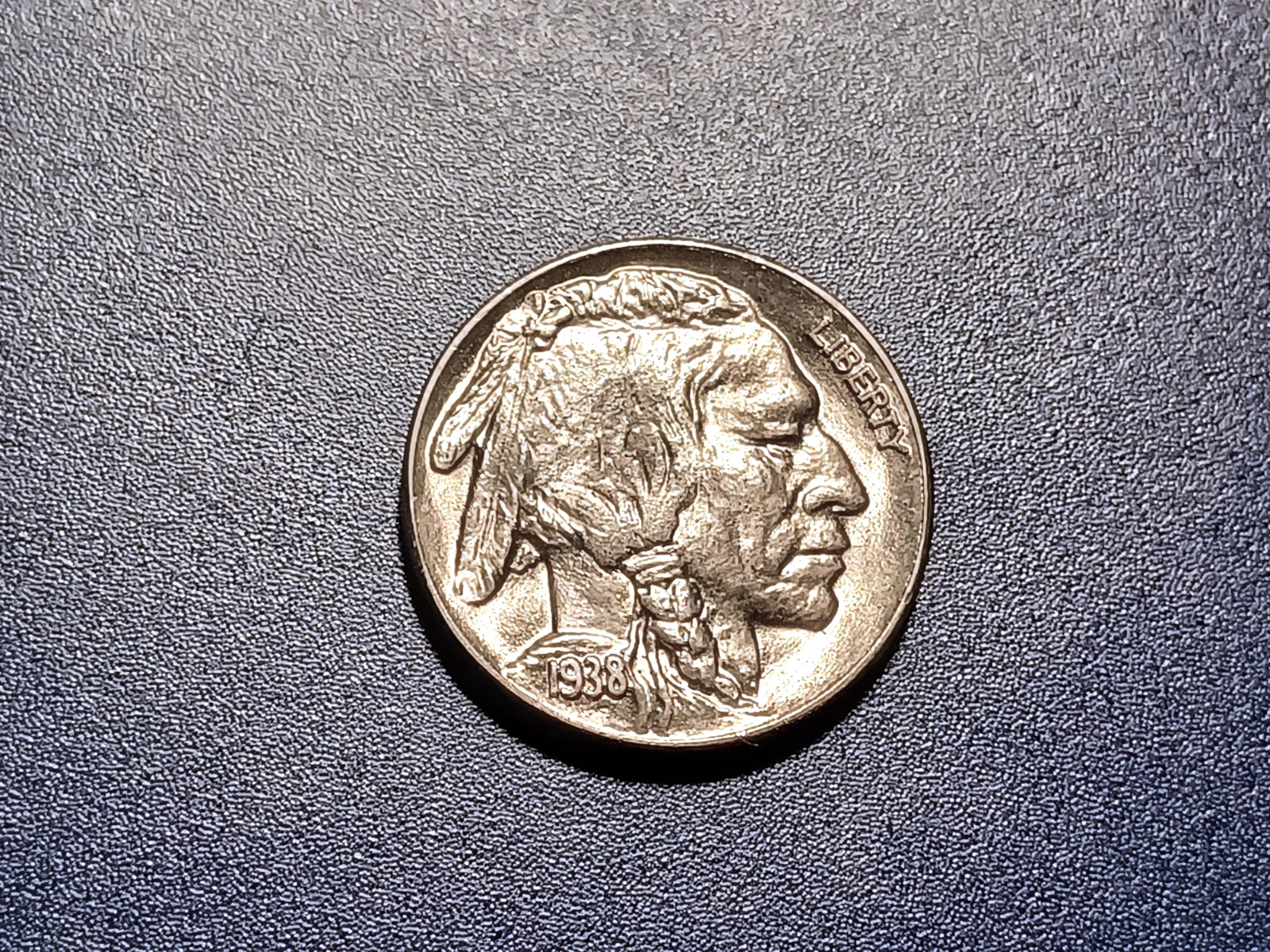 Blazing Gem BU 1938-D Buffalo Nickel Blazing Gem BU 1938-D Buffalo Nickel