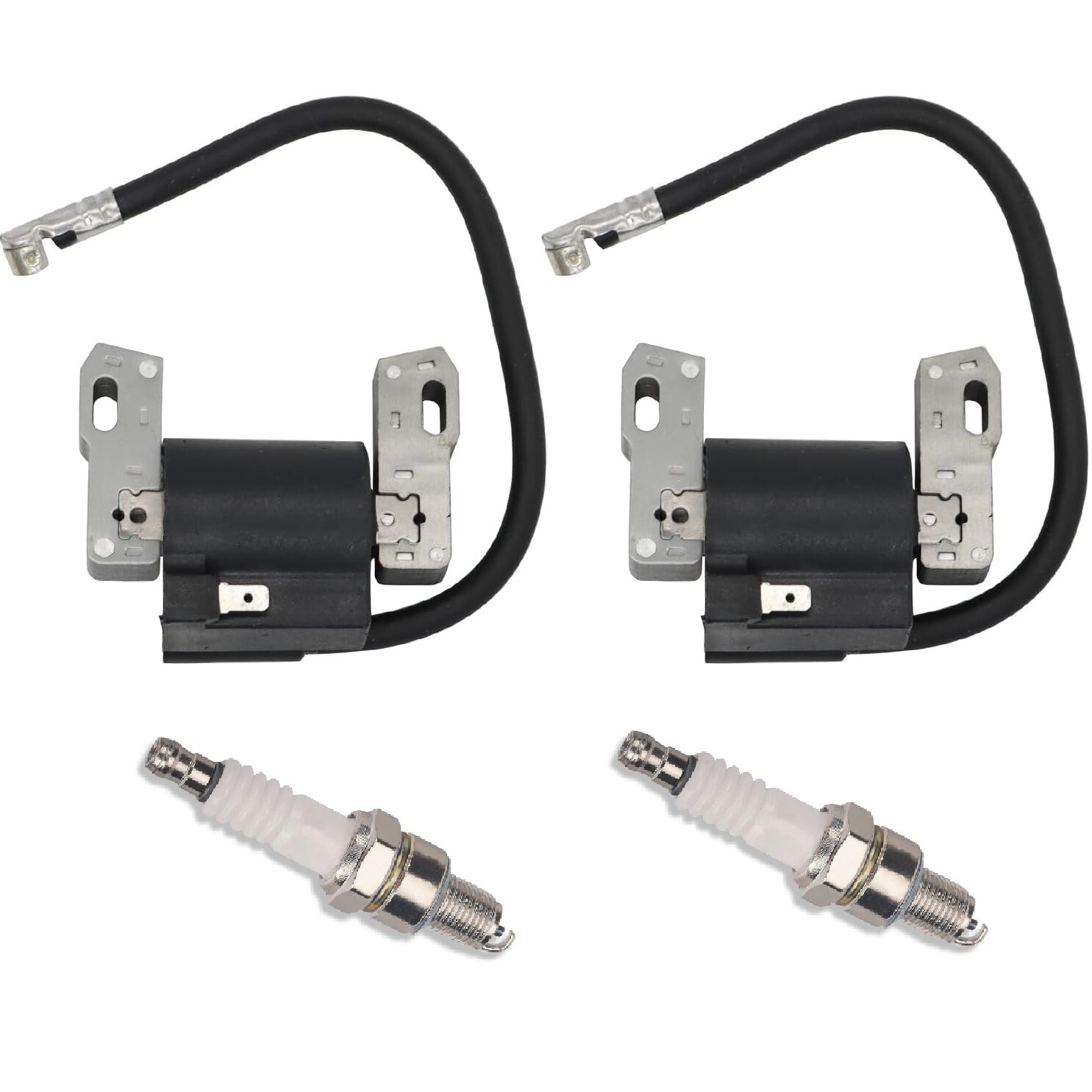 2x Ignition Coil For Briggs & Stratton Intek V-Twin 18-22HP Engine 691060 799651