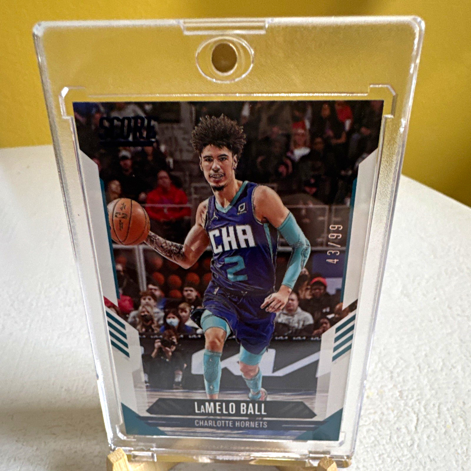 🔥 2022-23 Chronicles LaMelo Ball Teal /99 SP #143 Hornets 