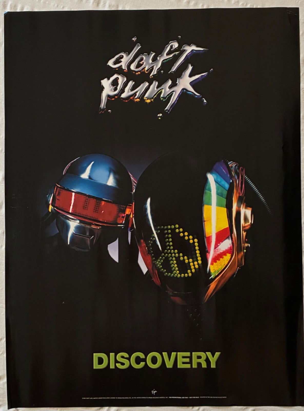 Daft Punk 2001 Promo Posters Discovery Daft Punk 2001 Promo Posters Discovery