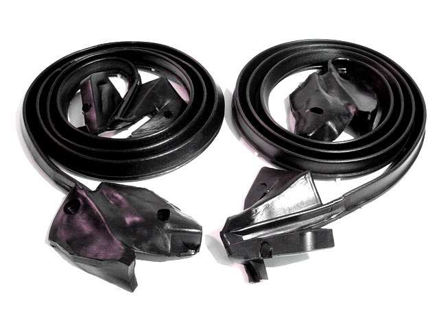 1971-1976 Chevrolet Impala & Caprice 2 door new door weatherstrip seals, pair