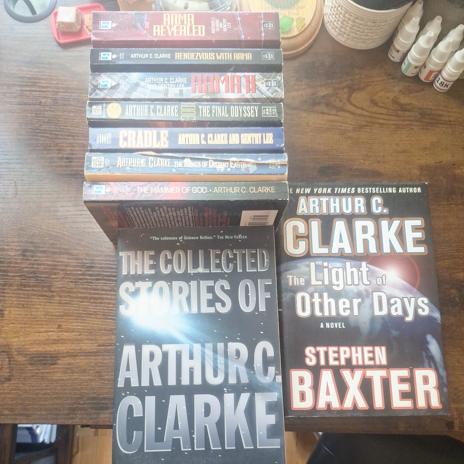 Arthur C. Clarke Sci-Fi Paper/Hardback Book Lot 9 | 3001, Rama Revealed & More Arthur C. Clarke Sci-Fi Paper/Hardback Book Lot 9 | 3001, Rama Revealed & More