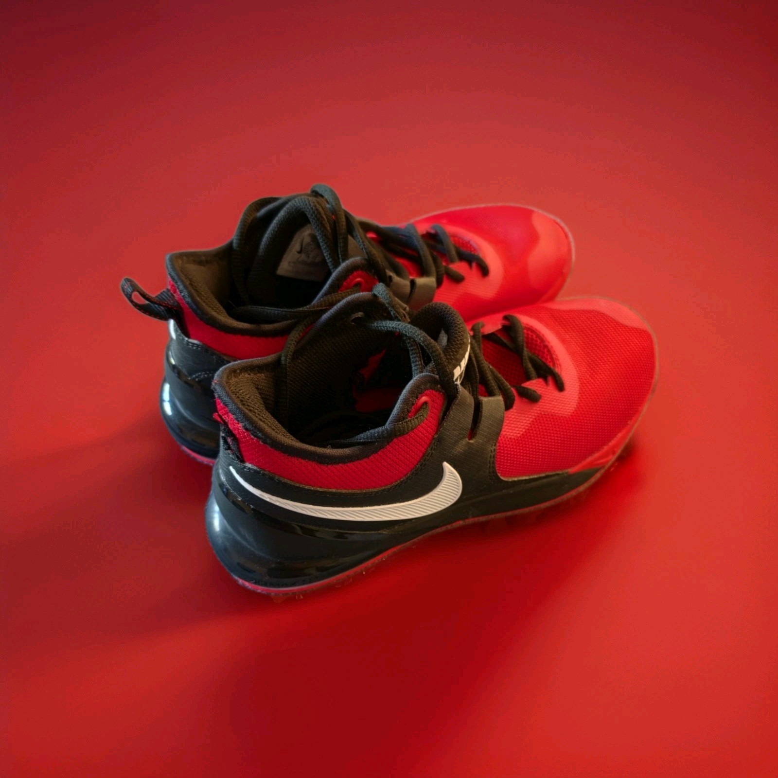Size 7.5 - Nike Air Max Impact University Red Black [read description]