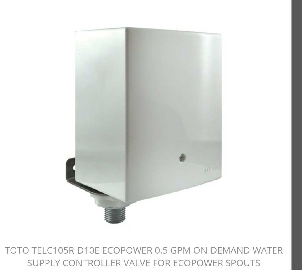 TOTO Electronic Faucet: 1 Controller and 1 Spout TELC105R-D10E + TELS105#CP