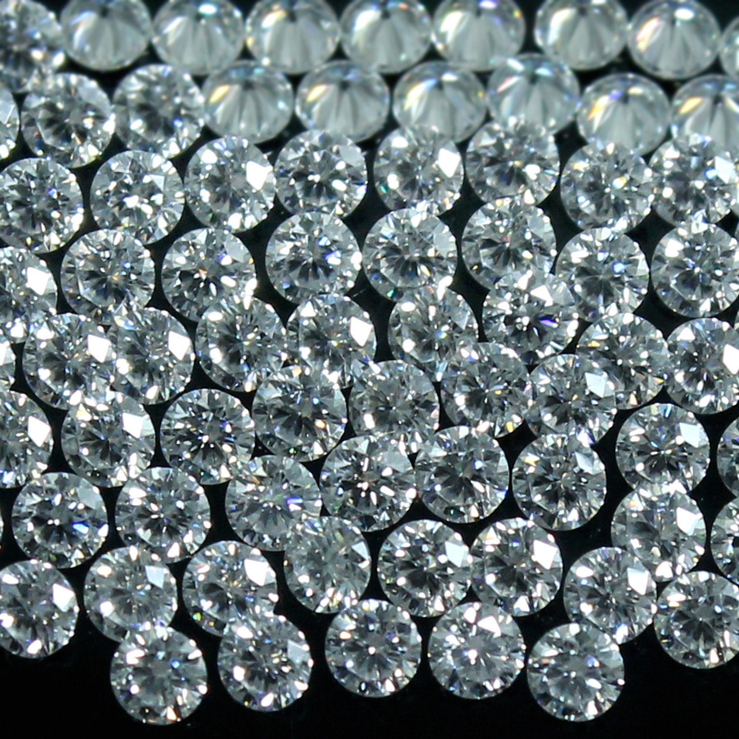 Certified 5.9 Ct Natural D Color VVS1 Brilliant Cut 1.40 MM Round Diamond 500 Pc