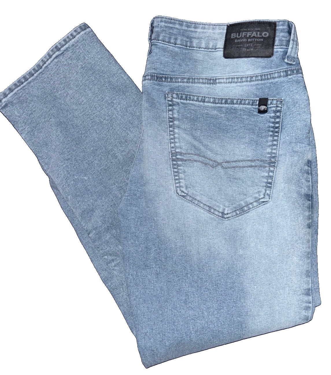 BUFFALO DAVID BITTON SIX STRAIGHT STRETCH JEANS 34 X 30 BUFFALO DAVID BITTON SIX STRAIGHT STRETCH JEANS 34 X 30