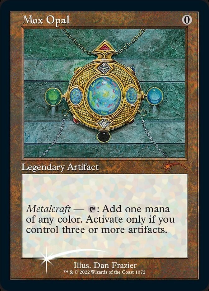 Mox Opal (Retro Frame) (Foil Etched) Secret Lair Drop Foil Playtest Card Mox Opal (Retro Frame) (Foil Etched) Secret Lair Drop Foil Playtest Card