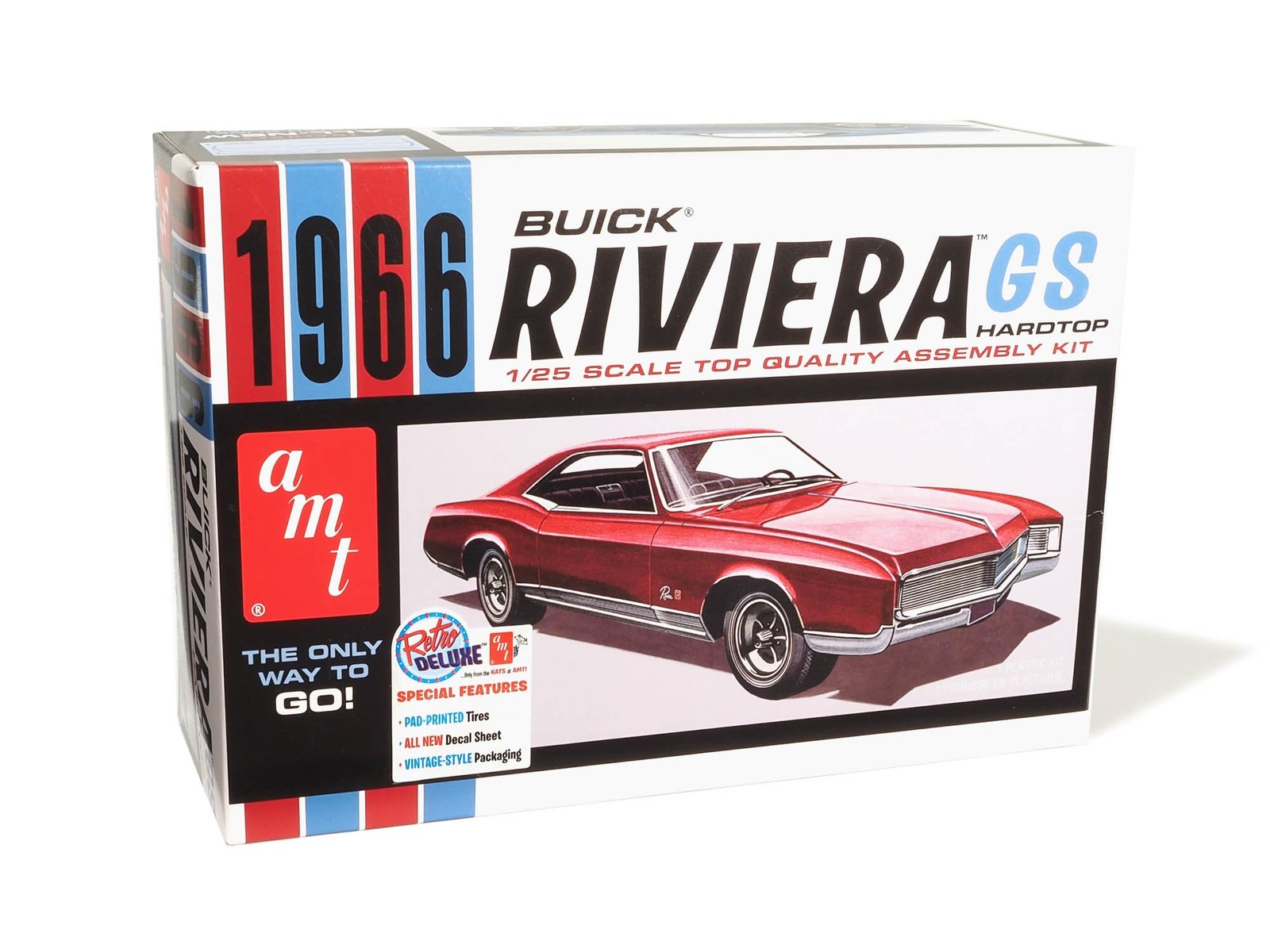 AMT - 1966 3.75 inches (W) x 9.25 (L) x 6.5 (H), Red Color
