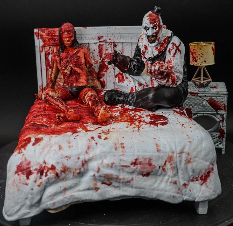 Terrifier Sculpt Bed scene Terrifier Sculpt Bed scene