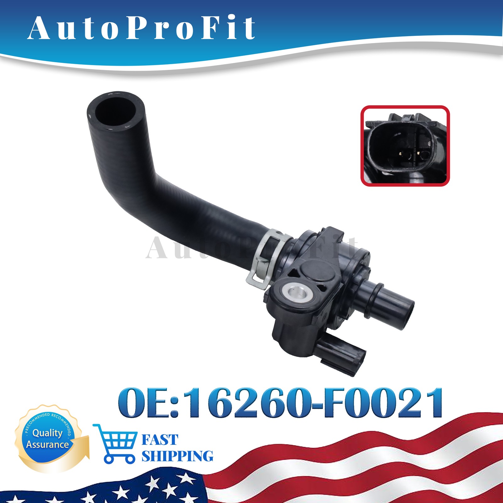 NEW Engine Coolant Bypass Hose 16260-F0021 For Camry RAV4 2.5L Hybrid Engine US