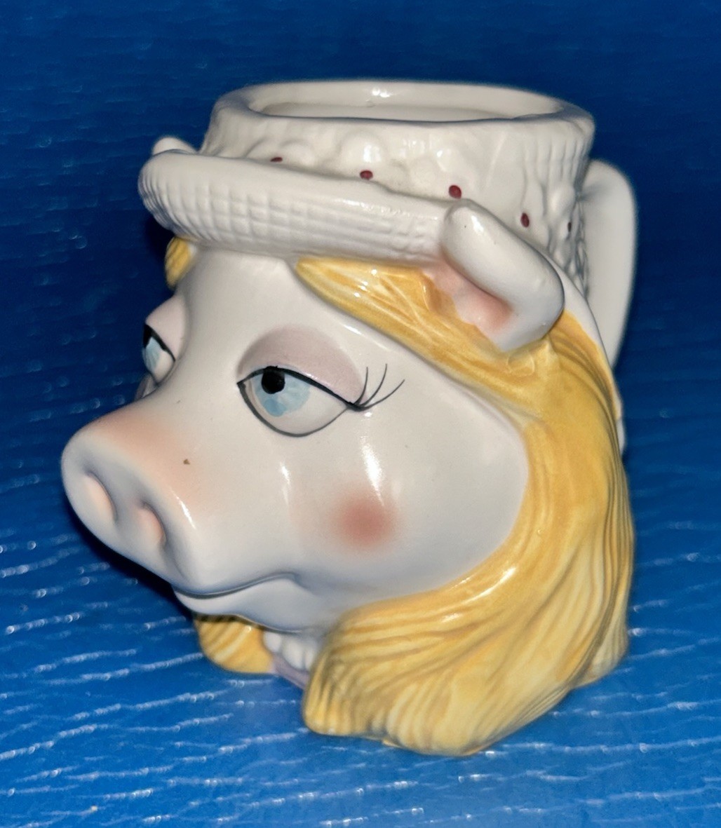 Vintage Miss Piggy 3D Mug by Sigma the Tastesetter Jim Henson Association