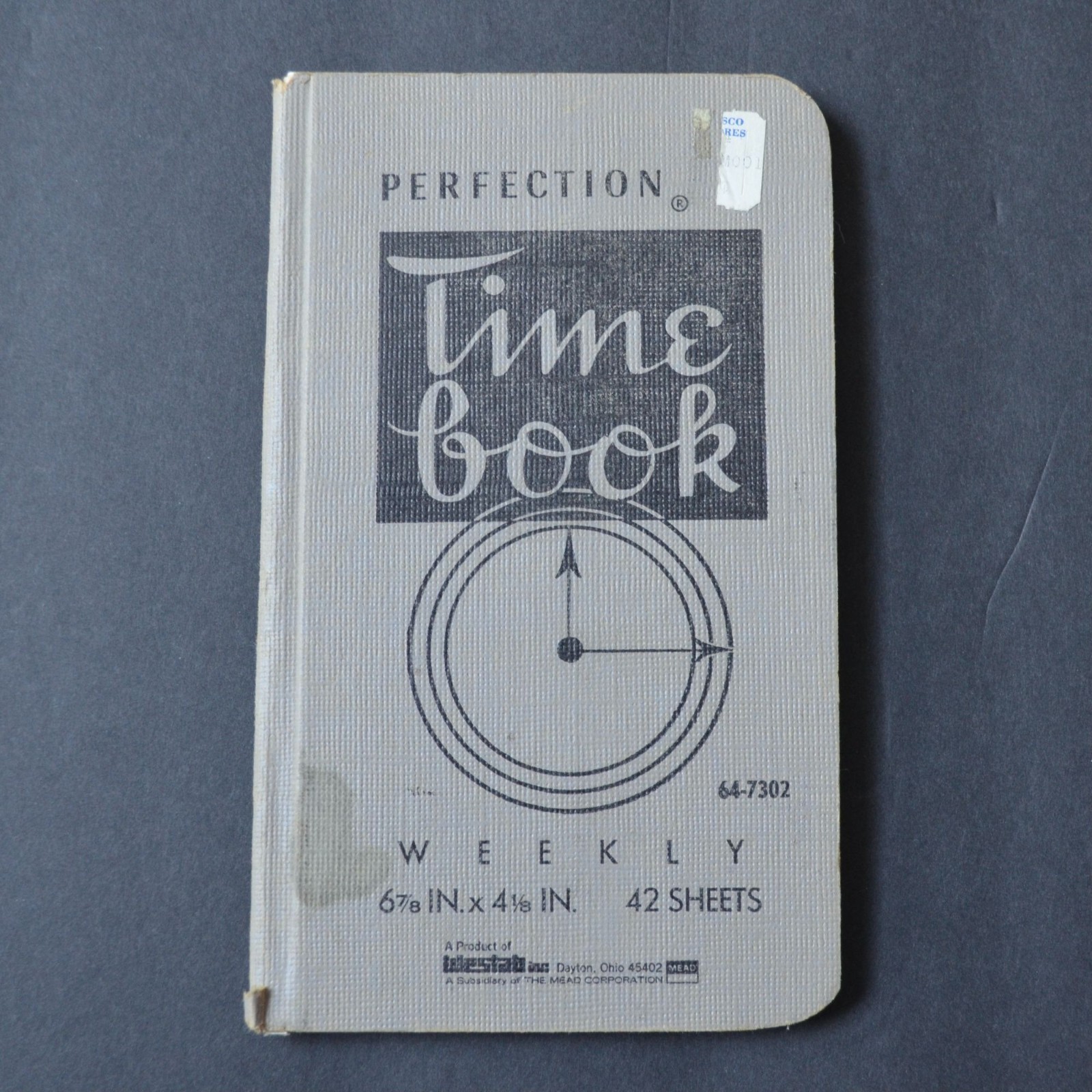Perfection Time Book Weekly Unused Vintage #64-7302 Perfection Time Book Weekly Unused Vintage #64-7302