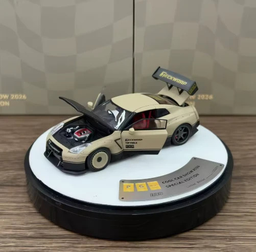 PGM 1:64 2026 Cool Car Show Exclusive - R35 GT-R Matte Beige PGM 1:64 2026 Cool Car Show Exclusive - R35 GT-R Matte Beige