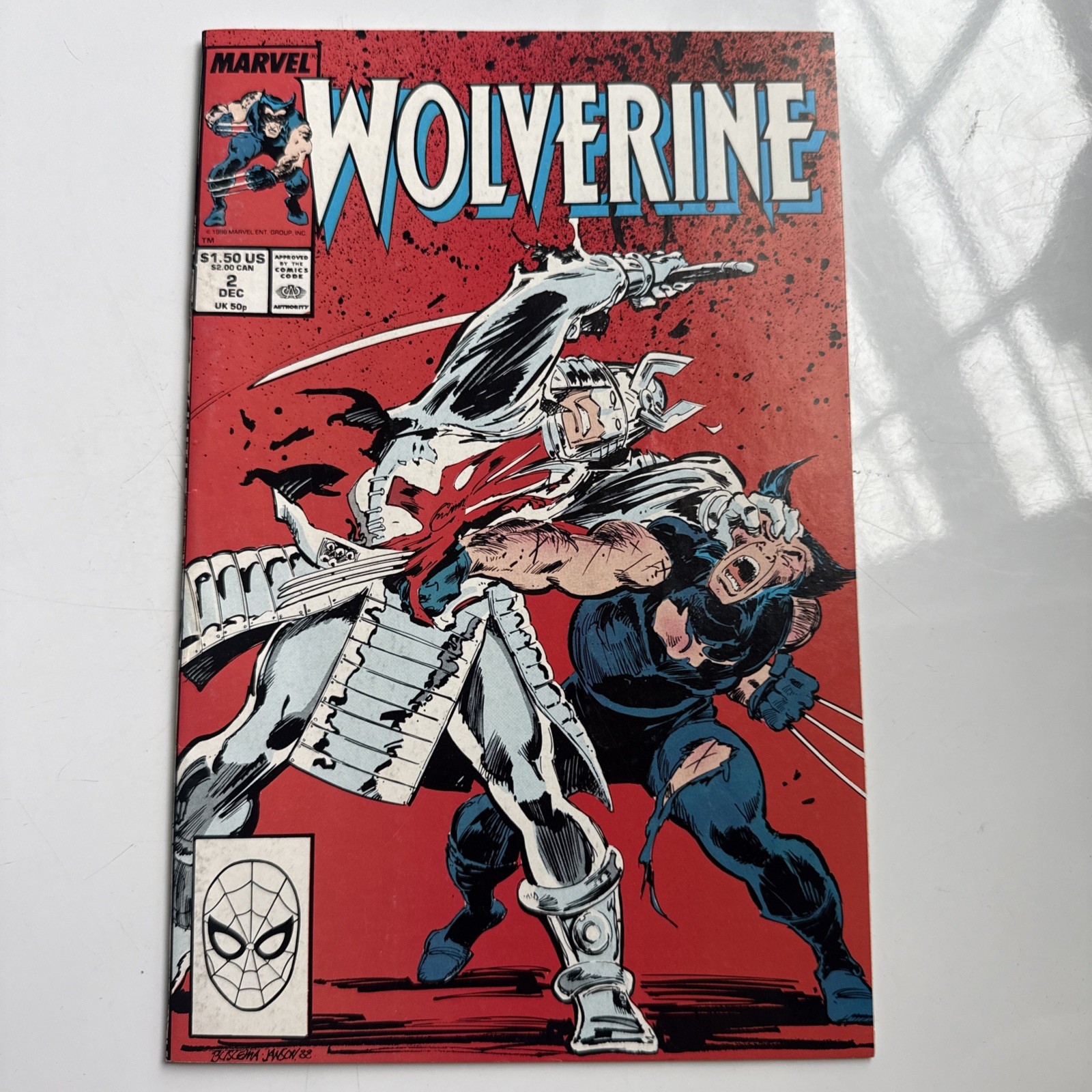 Wolverine #2 Dec. 1988 Marvel Comics Wolverine #2 Dec. 1988 Marvel Comics