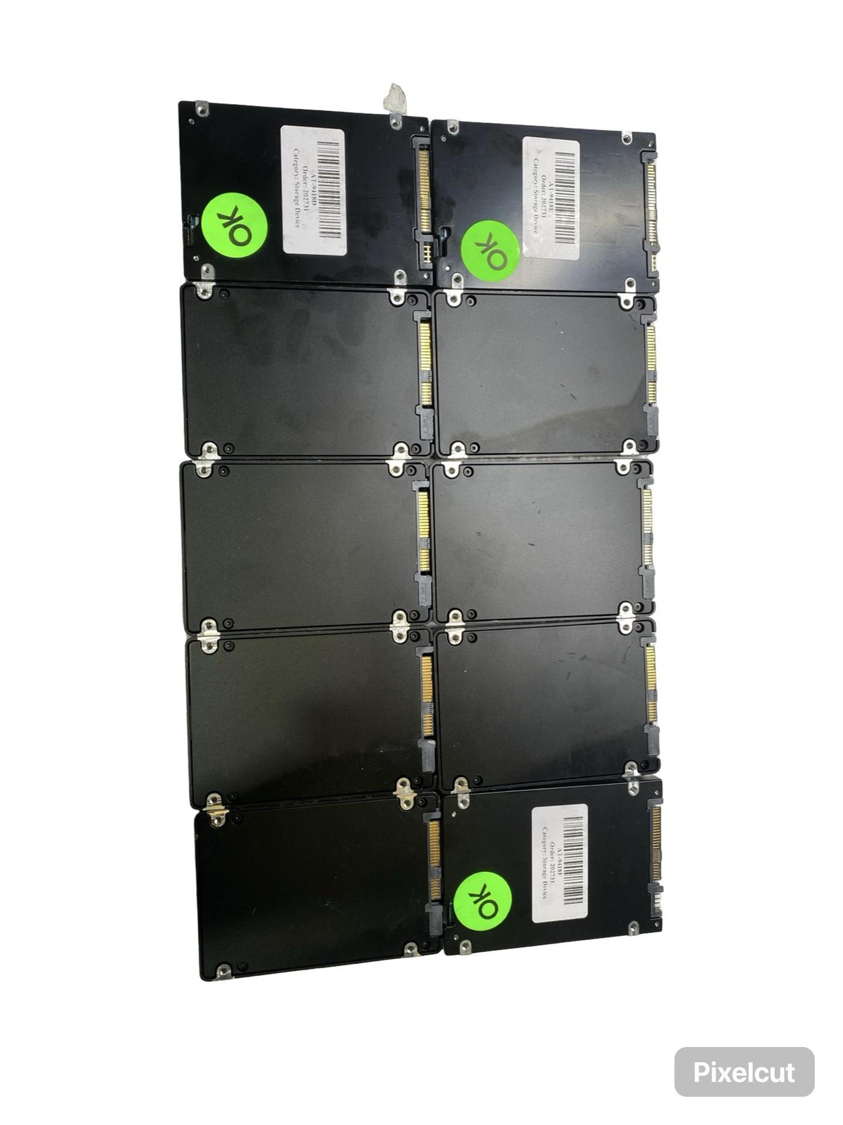 Lot of 10 Mixed Brand Model 2.5in 960GB SATA SSD Solid State Drive