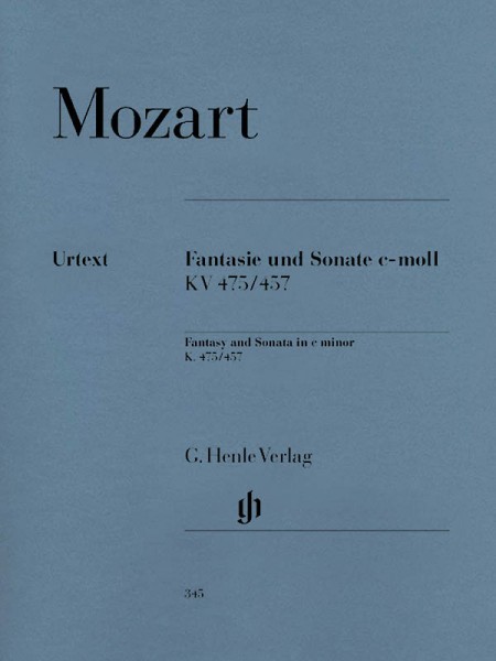 Mozart Fantasy and Sonata C minor K475 457 Sheet Music Piano Solo NEW 051480345 Mozart Fantasy and Sonata C minor K475 457 Sheet Music Piano Solo NEW 051480345