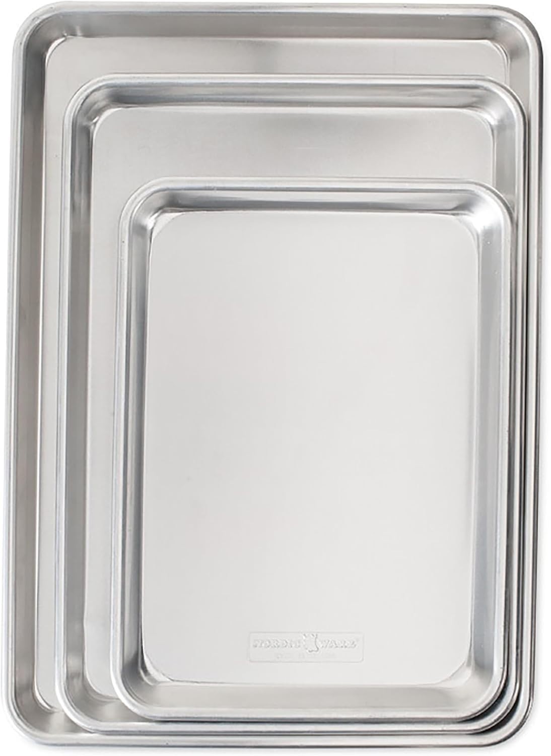 Nordic Ware Naturals 3 Piece Set - USA Made Aluminum Commercial Quality Sheet Pa Nordic Ware Naturals 3 Piece Set - USA Made Aluminum Commercial Quality Sheet Pa