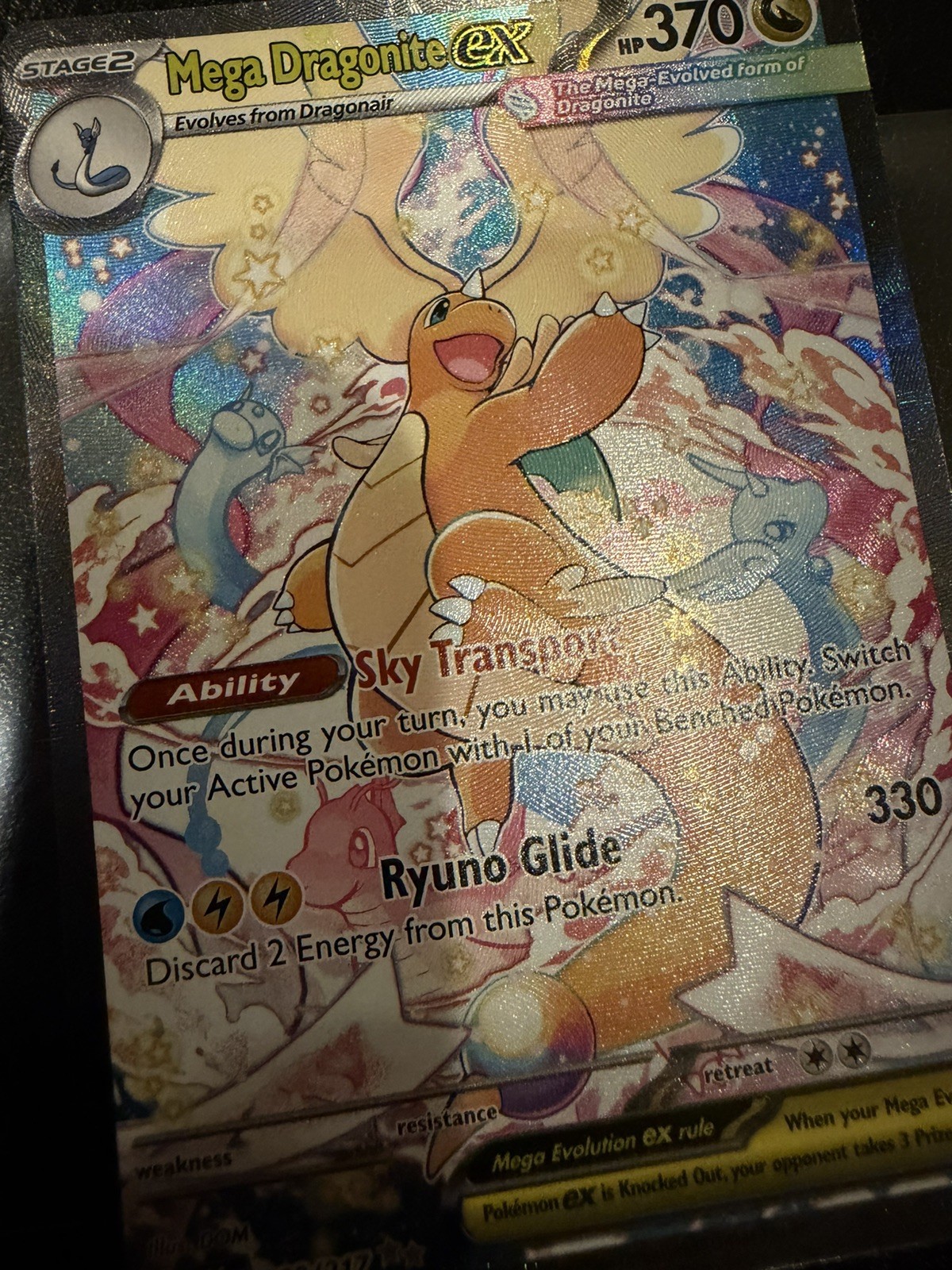 🔥Pokemon TCG Mega Dragonite ex 290/217 SIR Ascended Heroes English 🔥