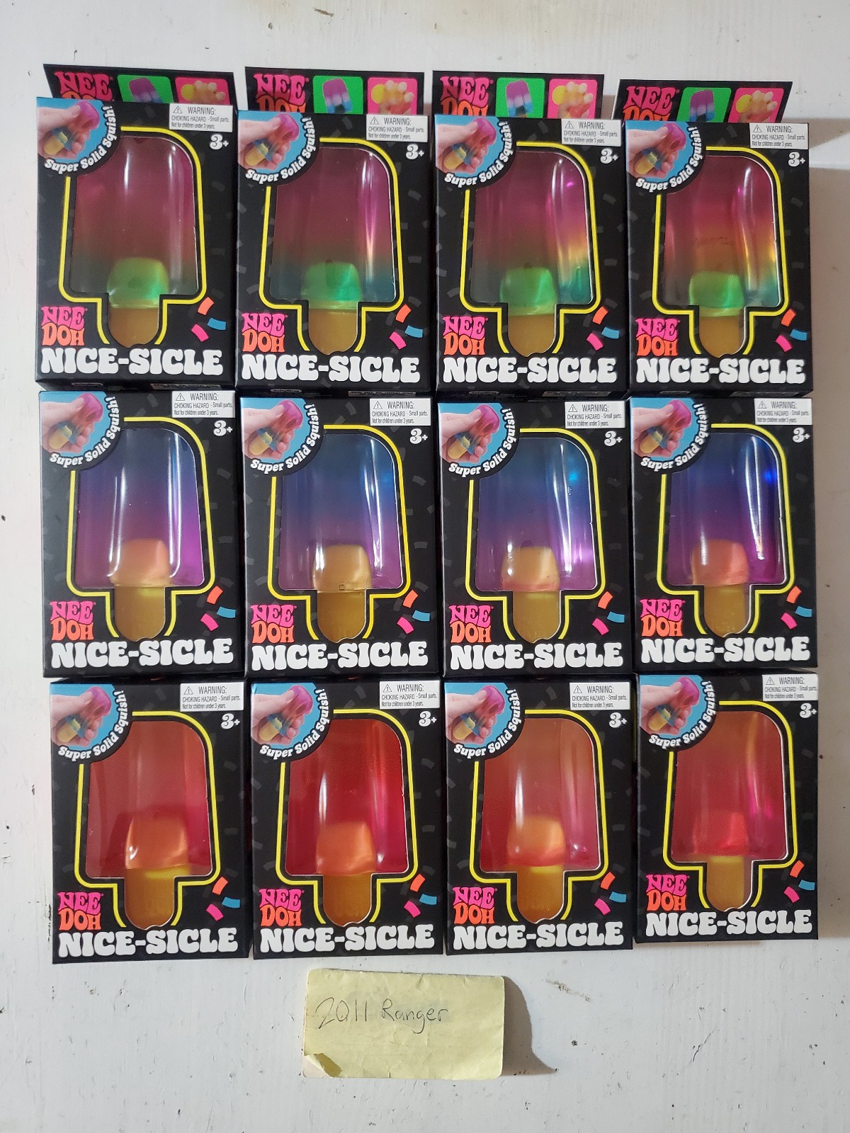 Needoh Nice-Sicle Display Box Case Lot of 12 Brand New, Sealed, Authentic ⚡Ship