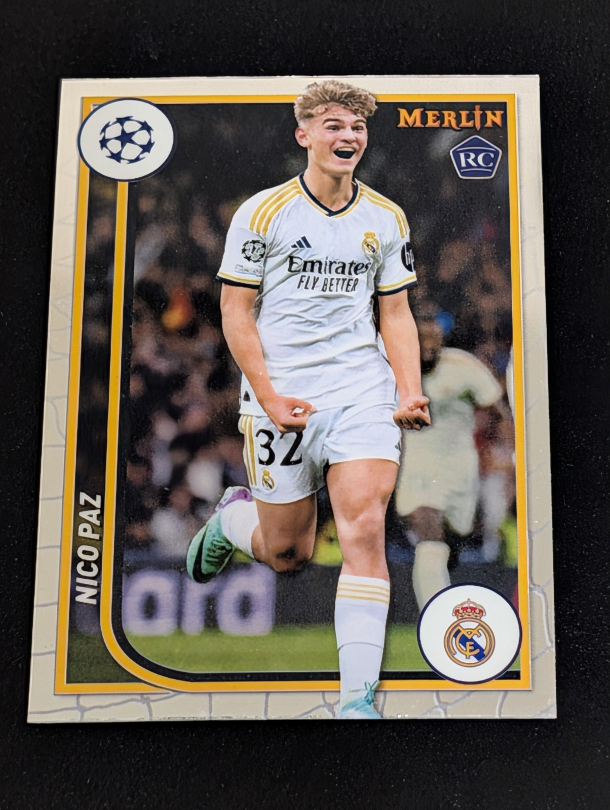2023-24 Topps Merlin Uefa Club Competitions - Nico Paz #117 (RC) 2023-24 Topps Merlin Uefa Club Competitions - Nico Paz #117 (RC)