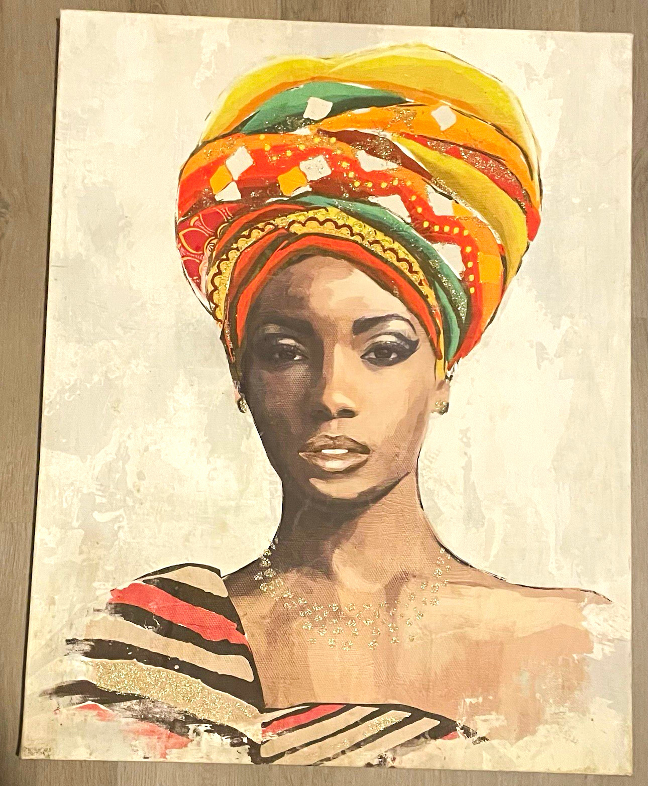 Contemporary Portrait Painting of Woman, Medium Unframed Single Piece 2020-Now Contemporary Portrait Painting of Woman, Medium Unframed Single Piece 2020-Now