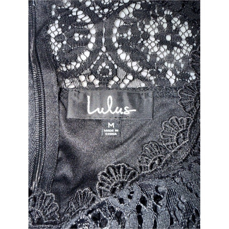 ✨ NWT Lulus Black Lace Dress — Size Medium ✨