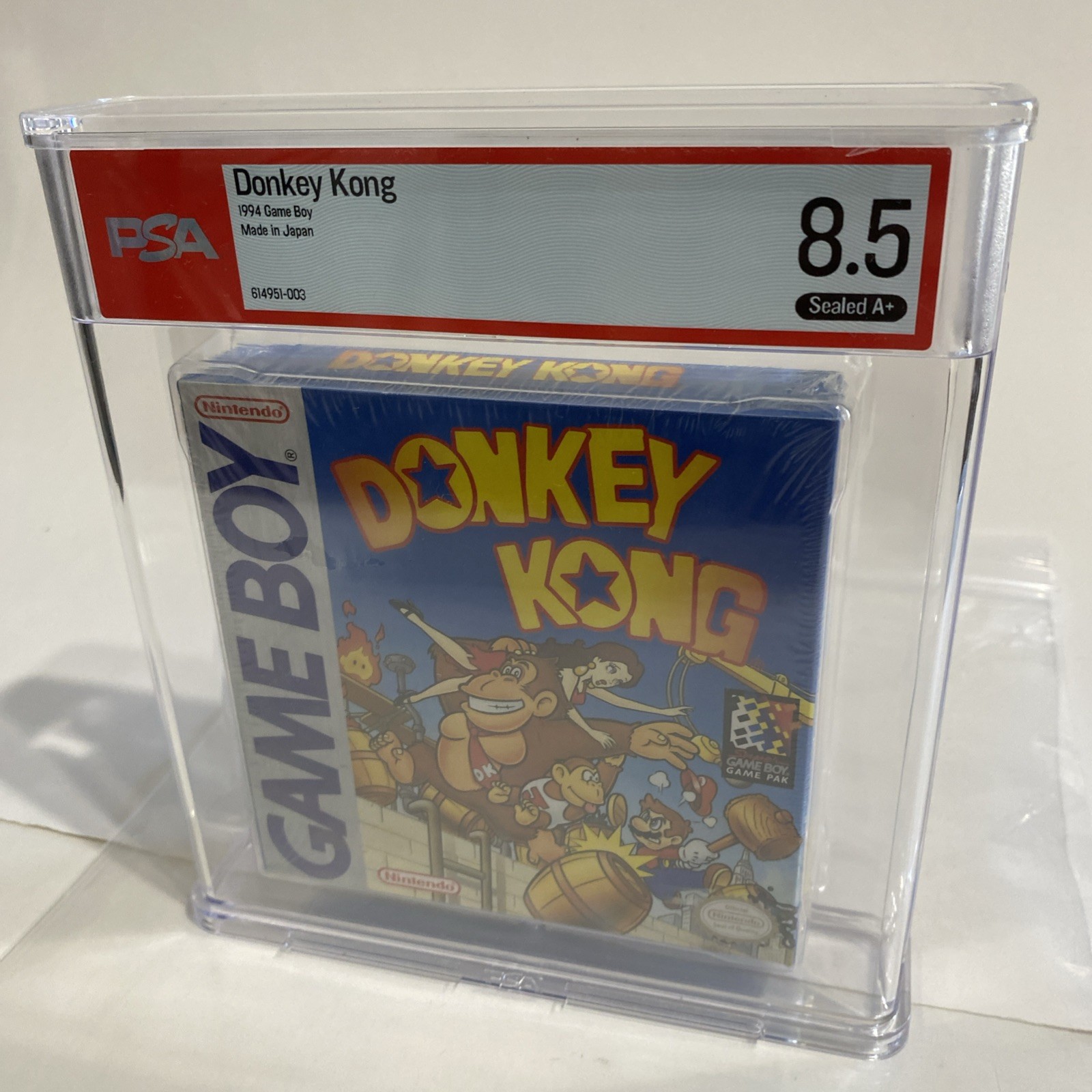 Donkey Kong (Game Boy, 1994) Brand New Sealed 8.5 A+ PSA Grade 