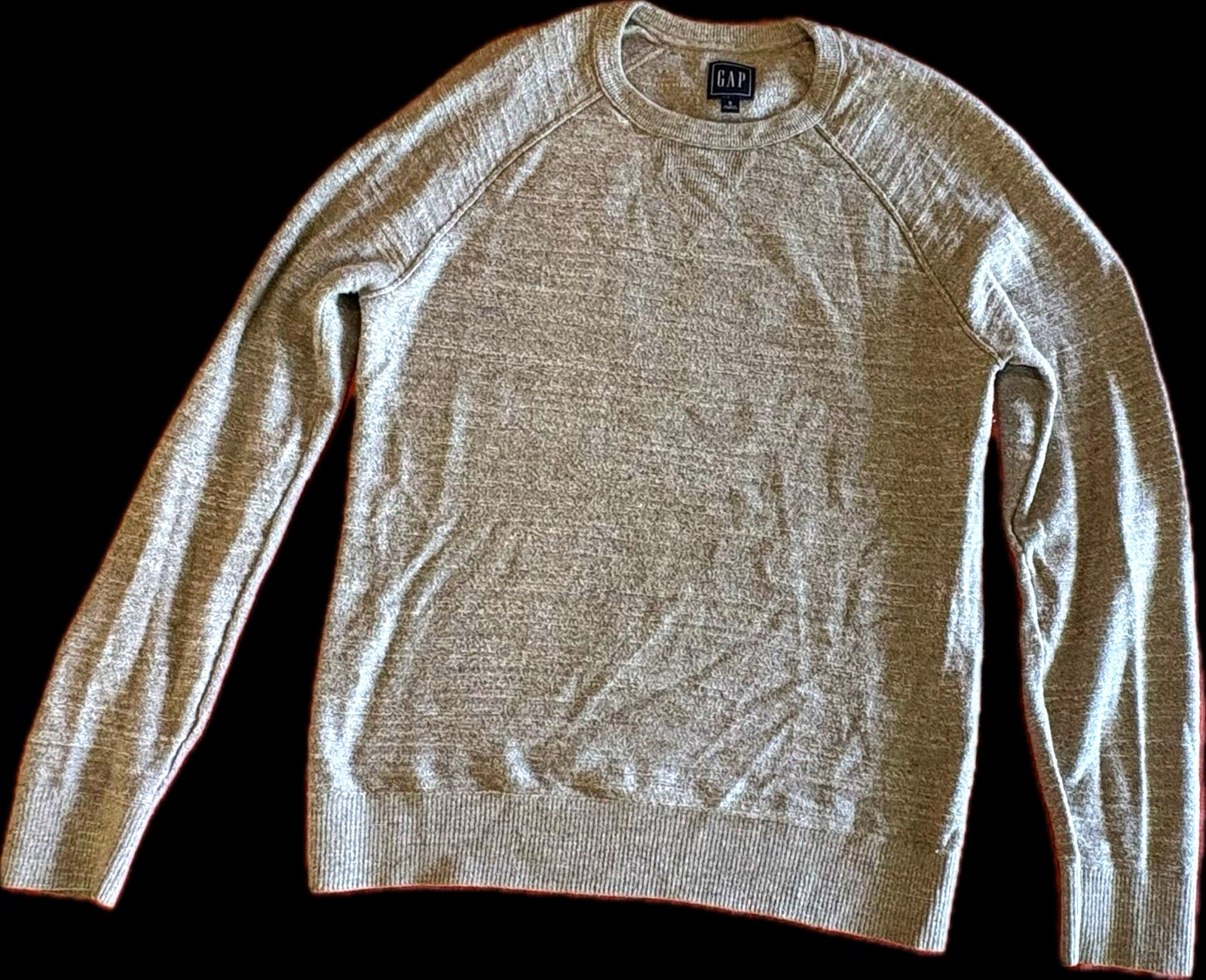 Tan / Cream Gap Crewneck Sweater (Men\'s Small) Tan / Cream Gap Crewneck Sweater (Men\'s Small)