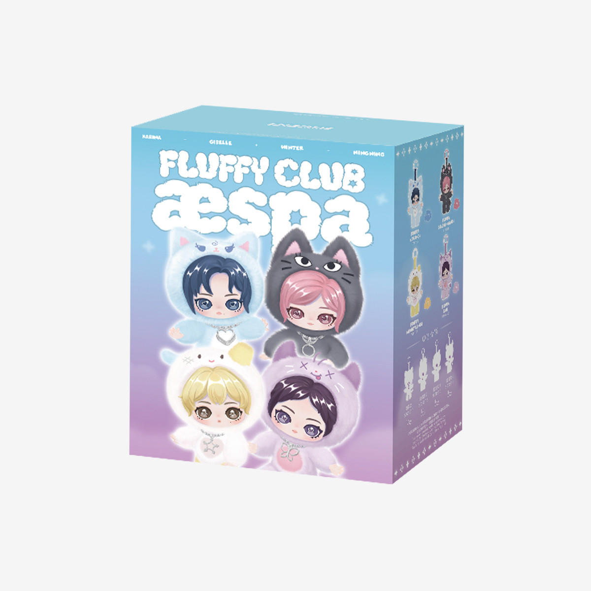 POP MART aespa Fluffy Club Series Vinyl Plush Doll Pendant - US FAST SHIPPING
