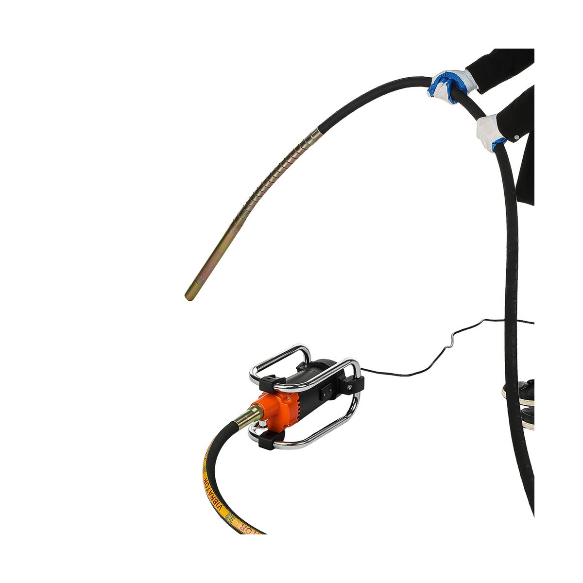 Handheld Concrete Vibrator Portable Tool 10000VPM High Efficiency Dustproof Handheld Concrete Vibrator Portable Tool 10000VPM High Efficiency Dustproof