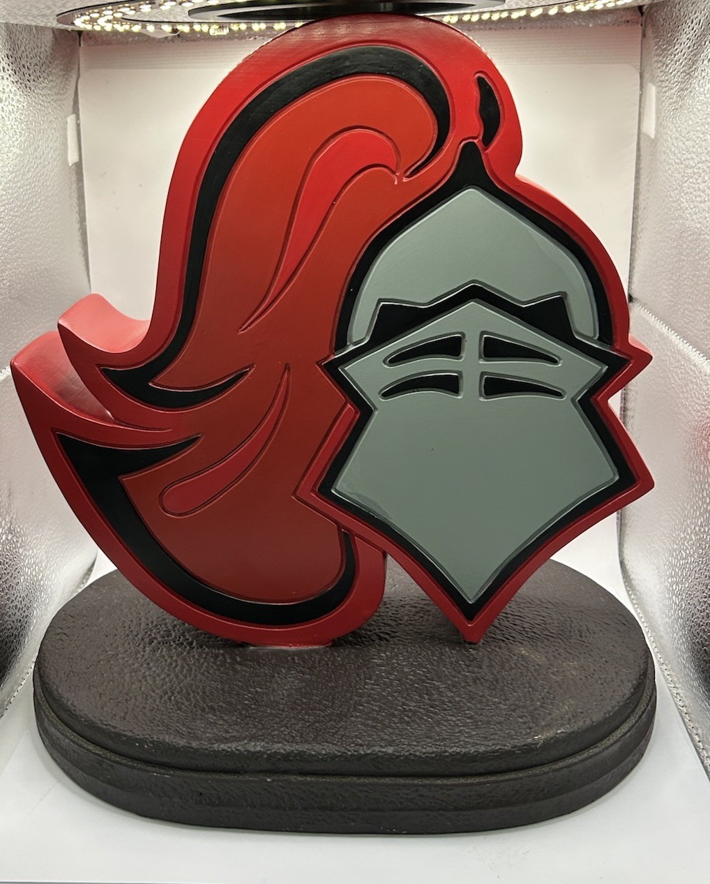 RARE WINCRAFT Rutgers Scarlet Kinghts Statue- HEAVY DUTY Sports 11” RARE WINCRAFT Rutgers Scarlet Kinghts Statue- HEAVY DUTY Sports 11”