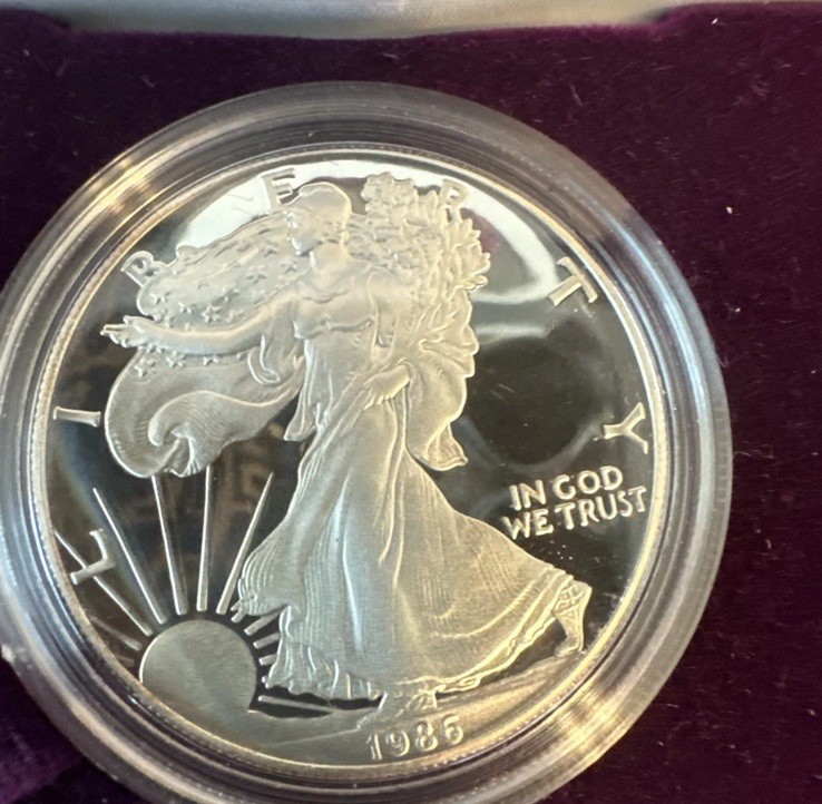 1986  - 40 Year Anniversary of American Silver Eagle - Proof - 1st Year Last 2.